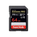 Cartão de Memória Sandisk Extreme Pro 64GB 170MB/S